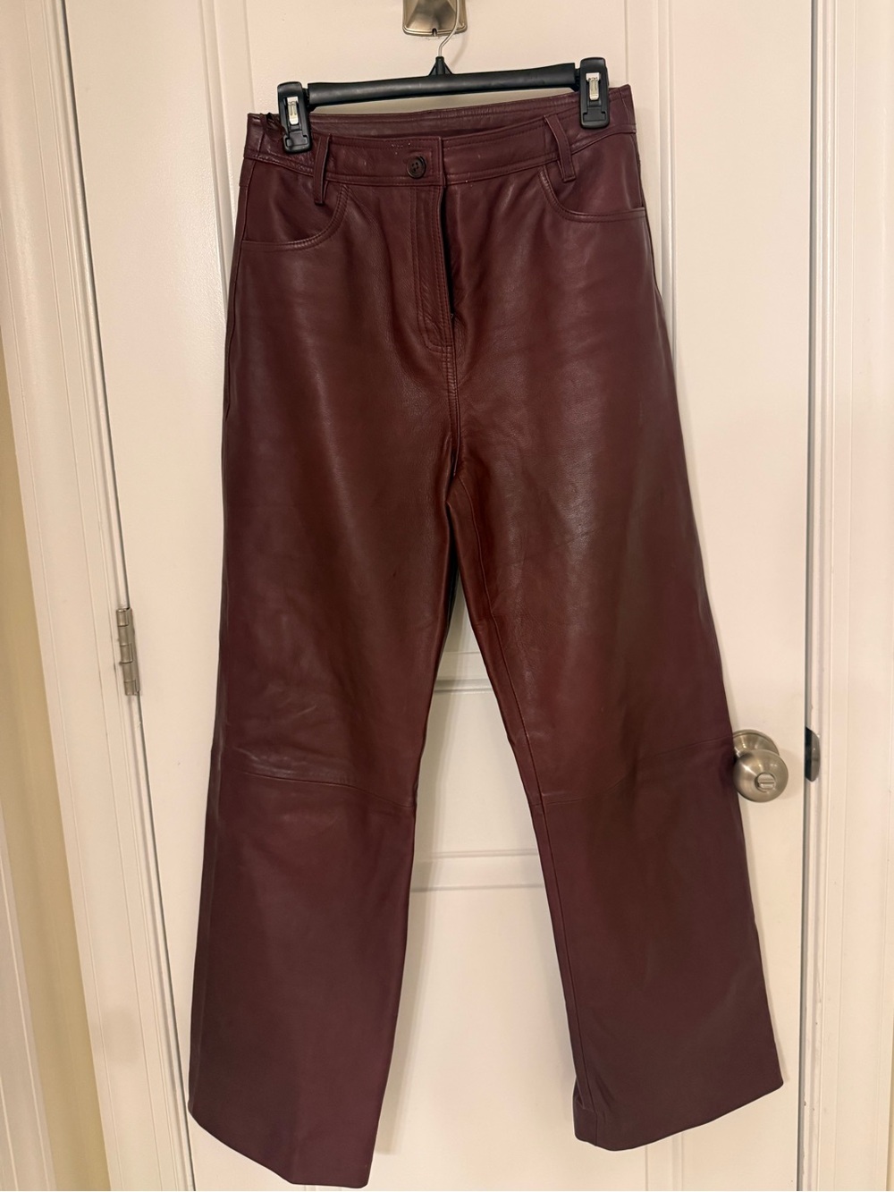 Sezane Vegan Leather Trouser